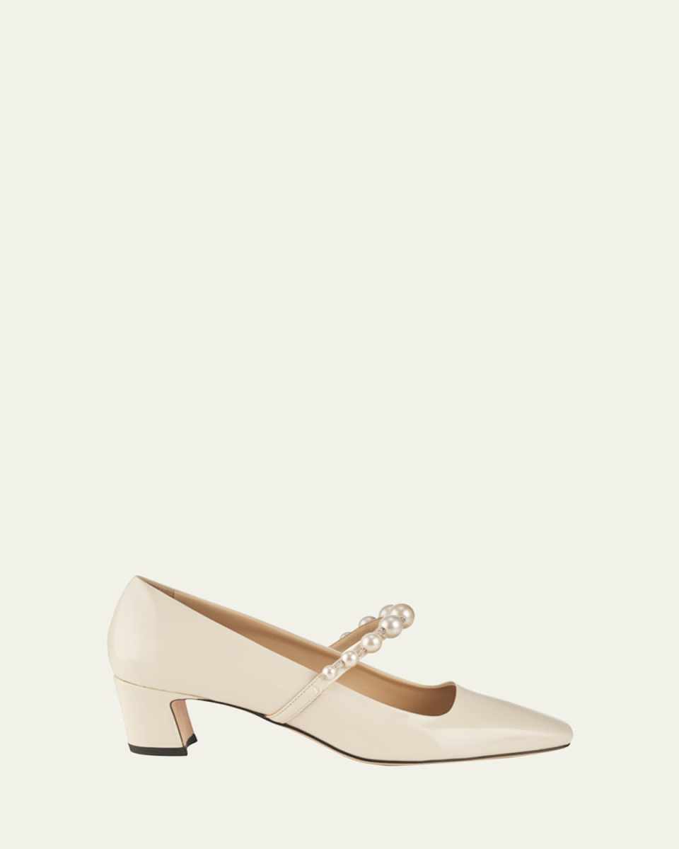 Ade Patent Pearly-Strap Pumps